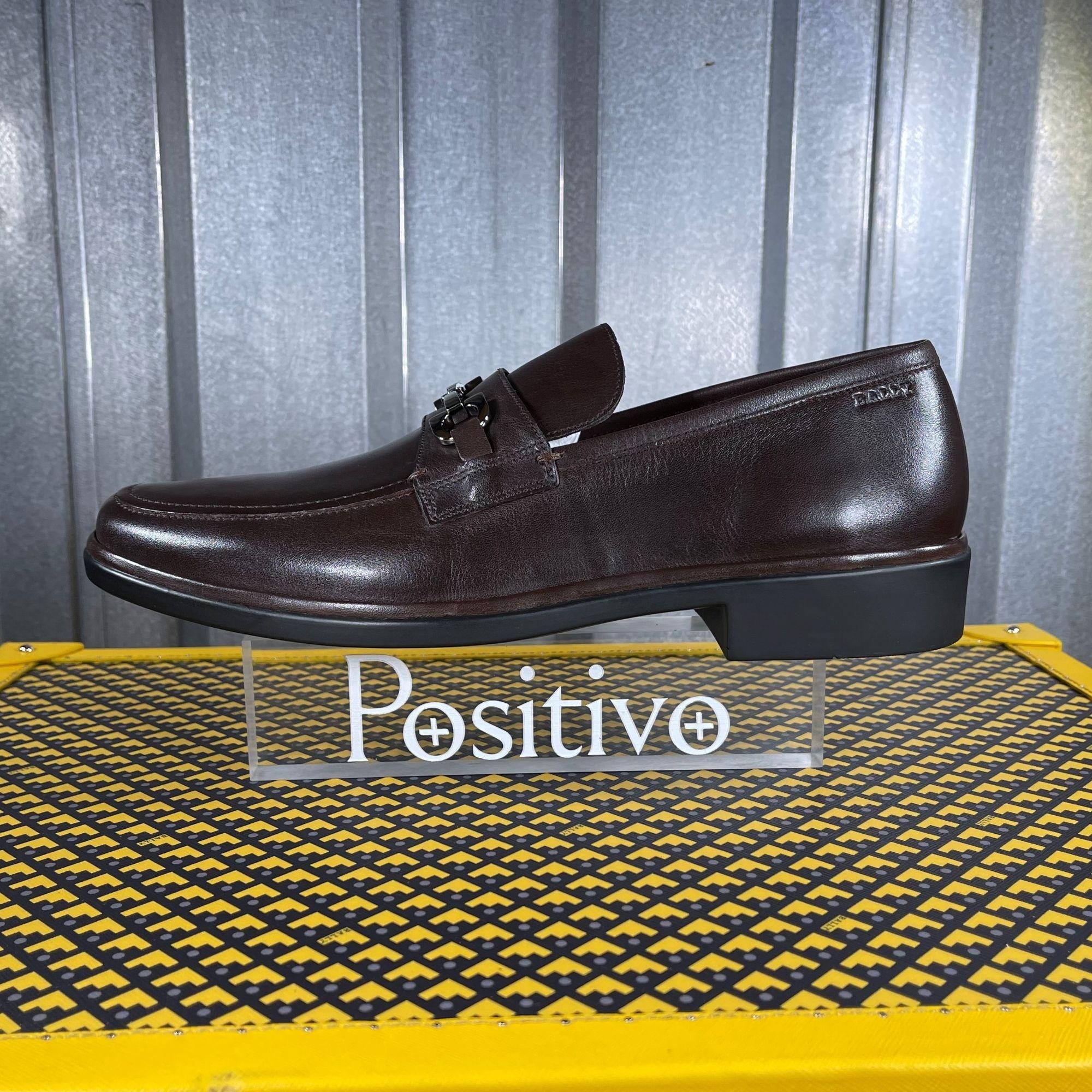 Bally Cadore Chocolate Leather Loafers | Positivo Clothing