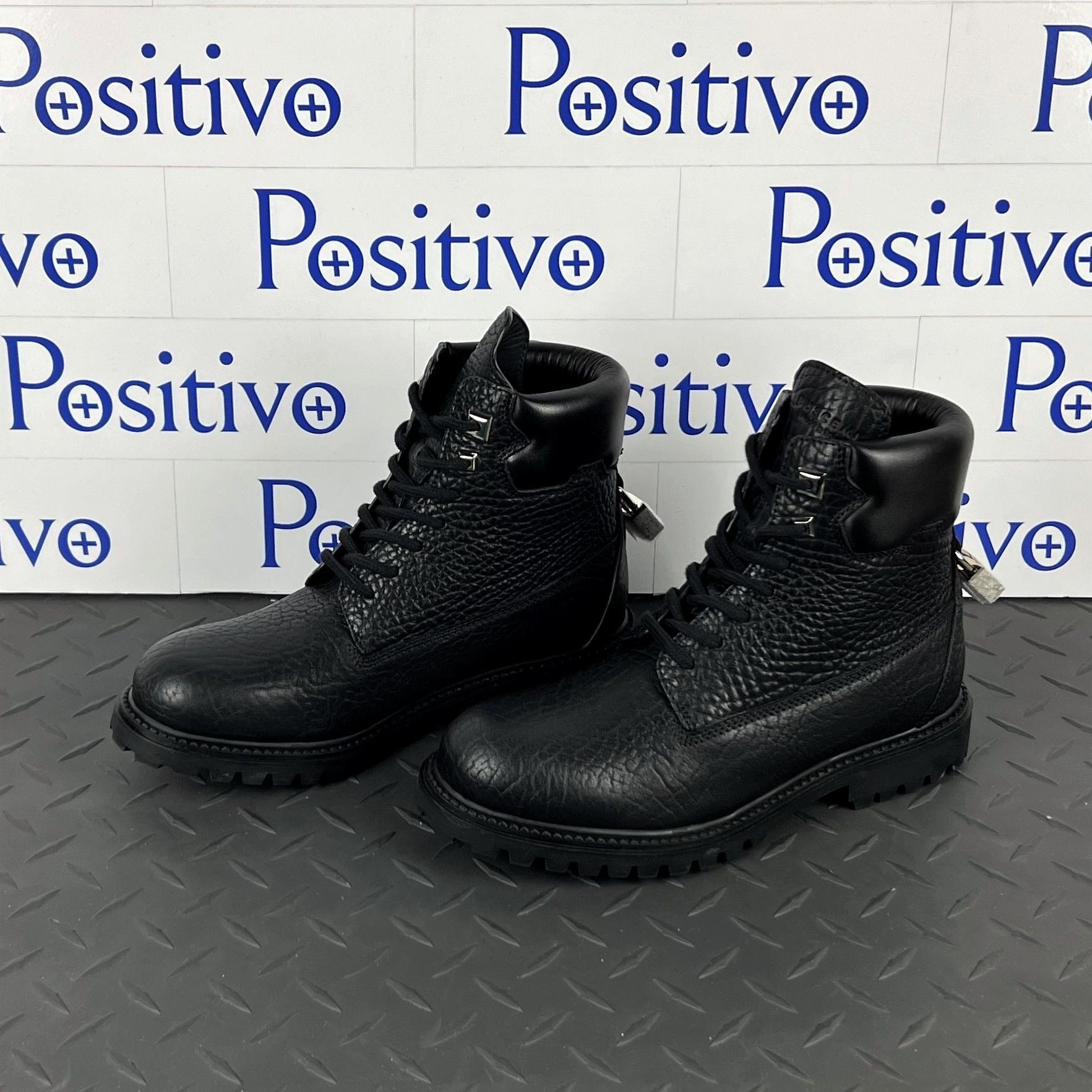 Buscemi Womens Site Boot Black Leather Boots SAMPLE | Positivo Clothing