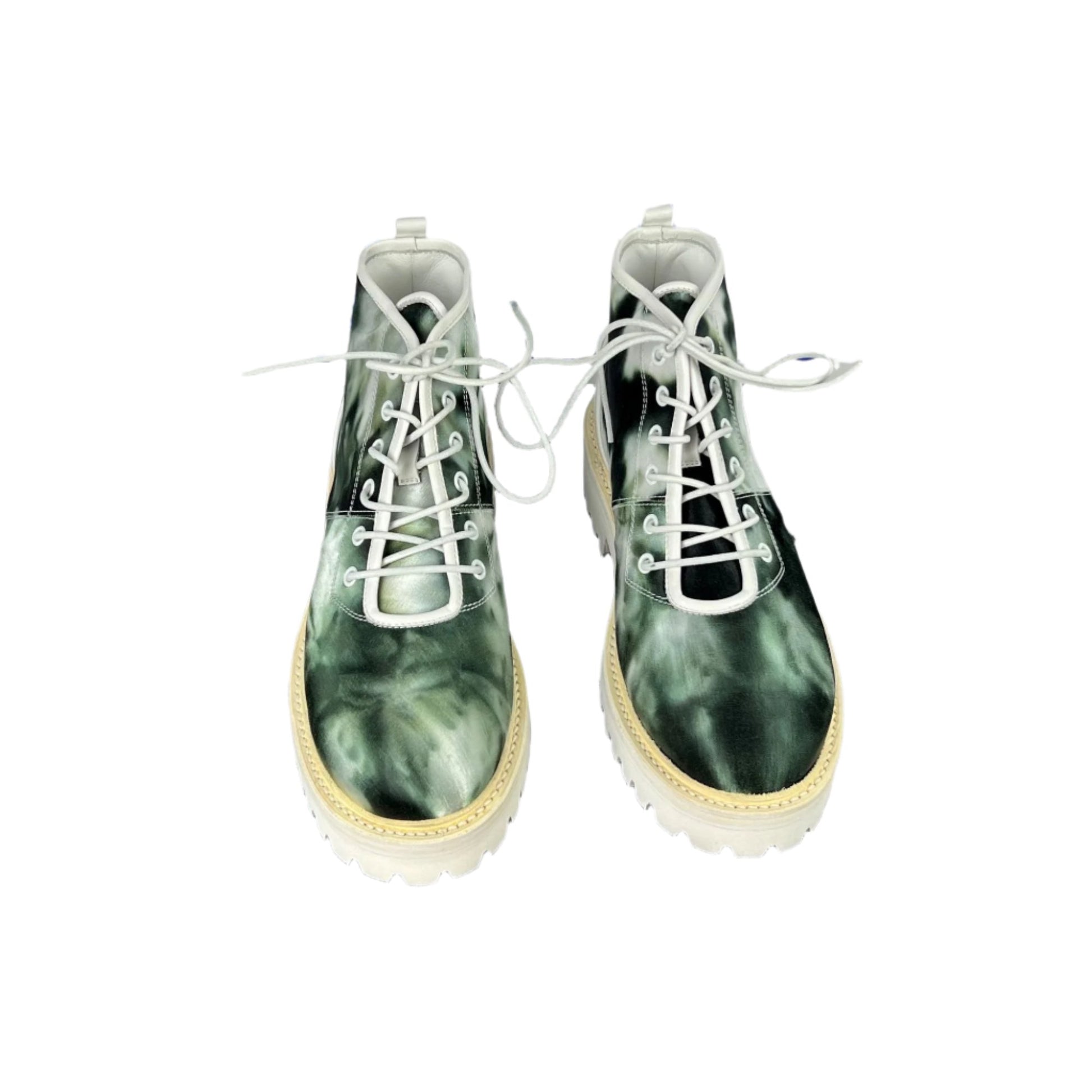 Buscemi Mens Lotta Tie Dye Canvas Boots SAMPLE | Positivo Clothing