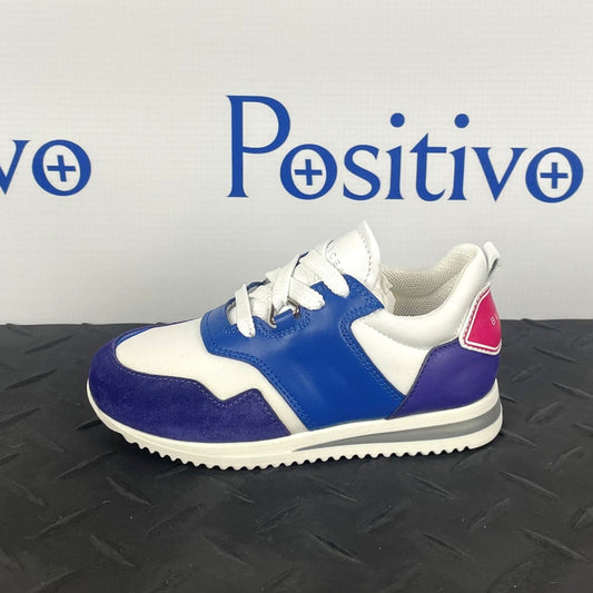 Buscemi Ventura Kid Purple Trio Leather Sneakers | Positivo Clothing