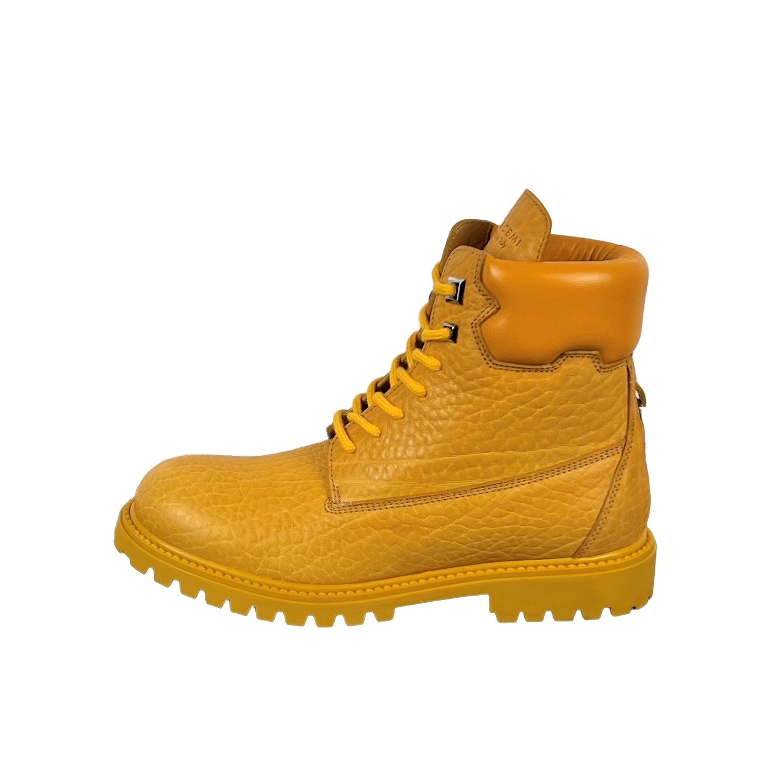 Buscemi Womens Site Boot Yellow Leather Boots SAMPLE | Positivo Clothing