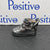 Buscemi Baby 100MM Baby Metal Silver Leather Sneakers | Positivo Clothing
