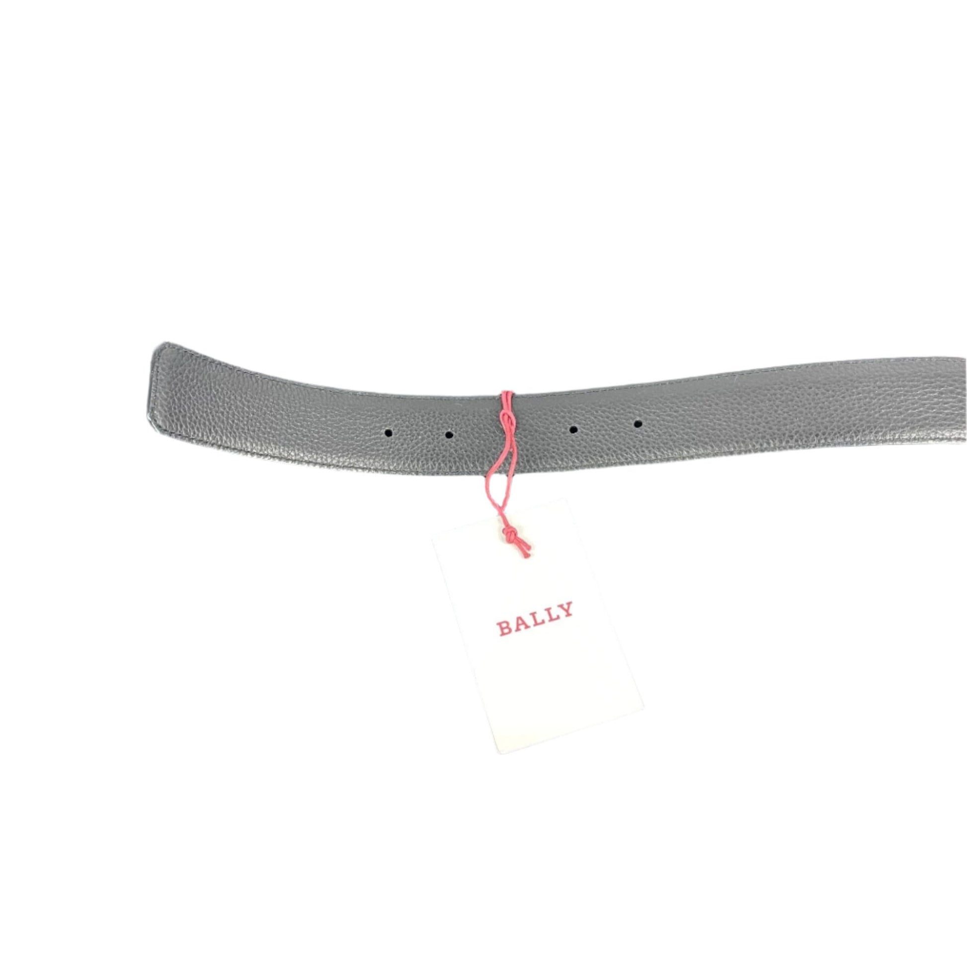 Bally Grant Black Leather Adjustable/Reversible Belt | Positivo Clothing