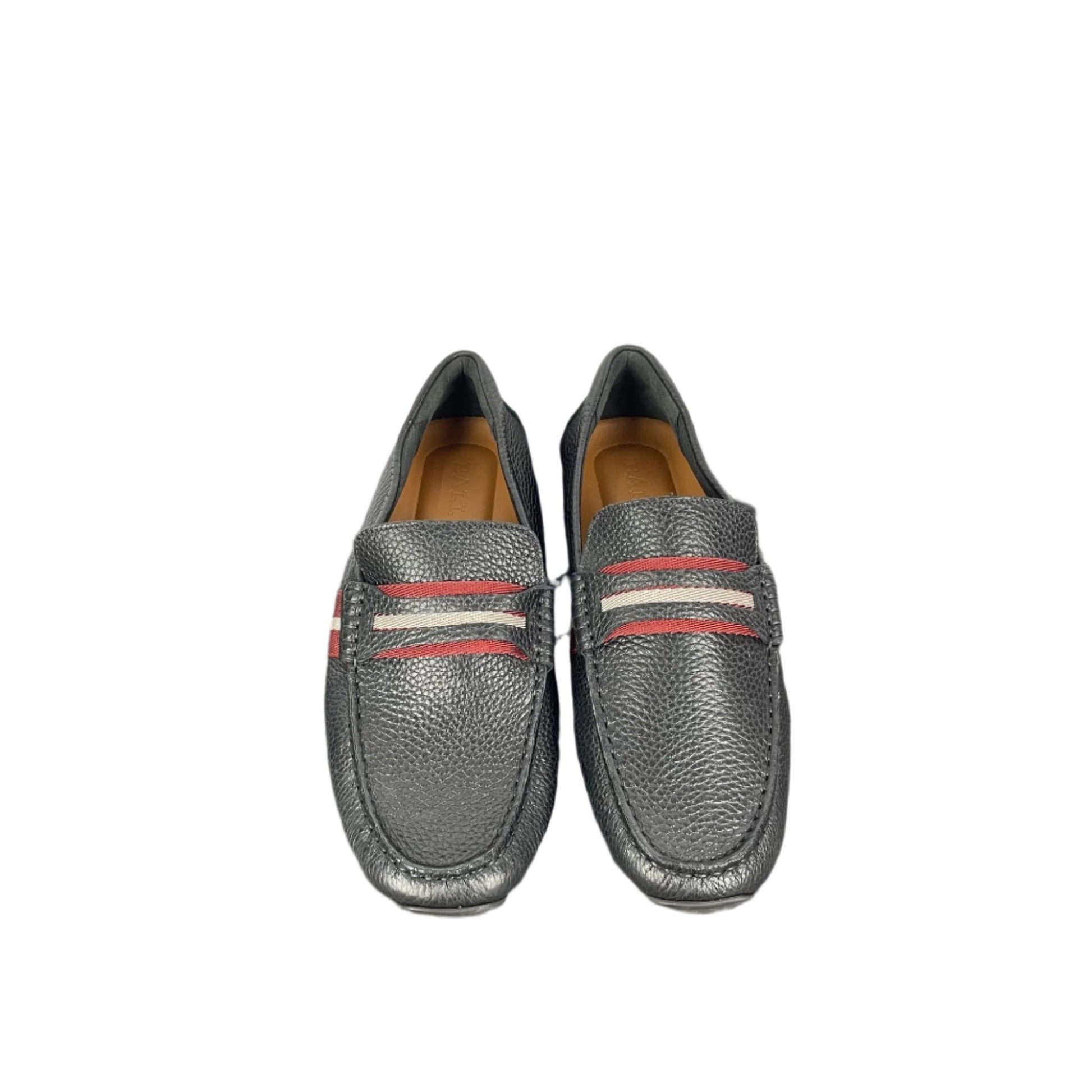 Bally Mens Pietro Black Leather Drivers | Positivo Clothing
