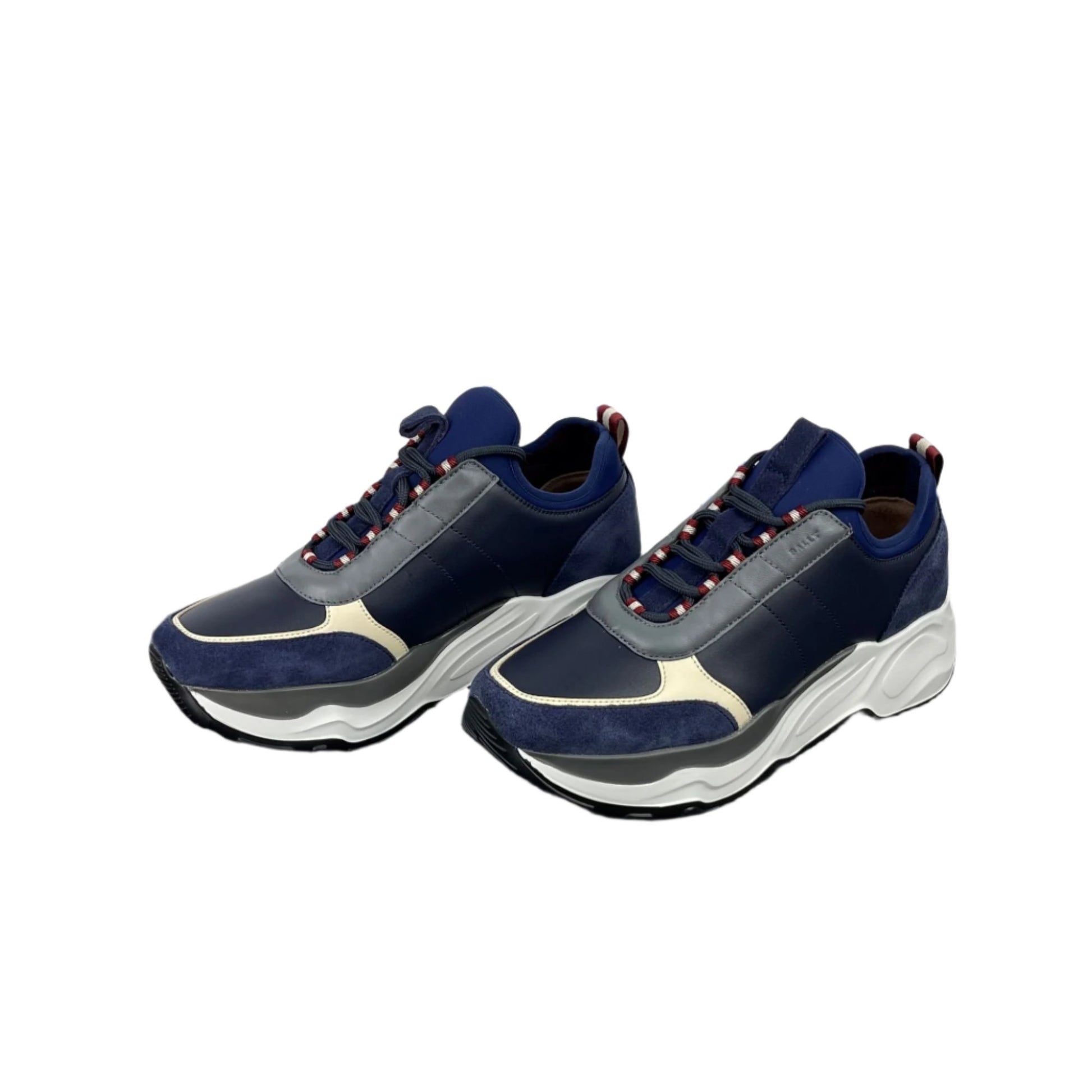 Bally Berlin Marine Merlot Synthetic Sneakers | Positivo Clothing