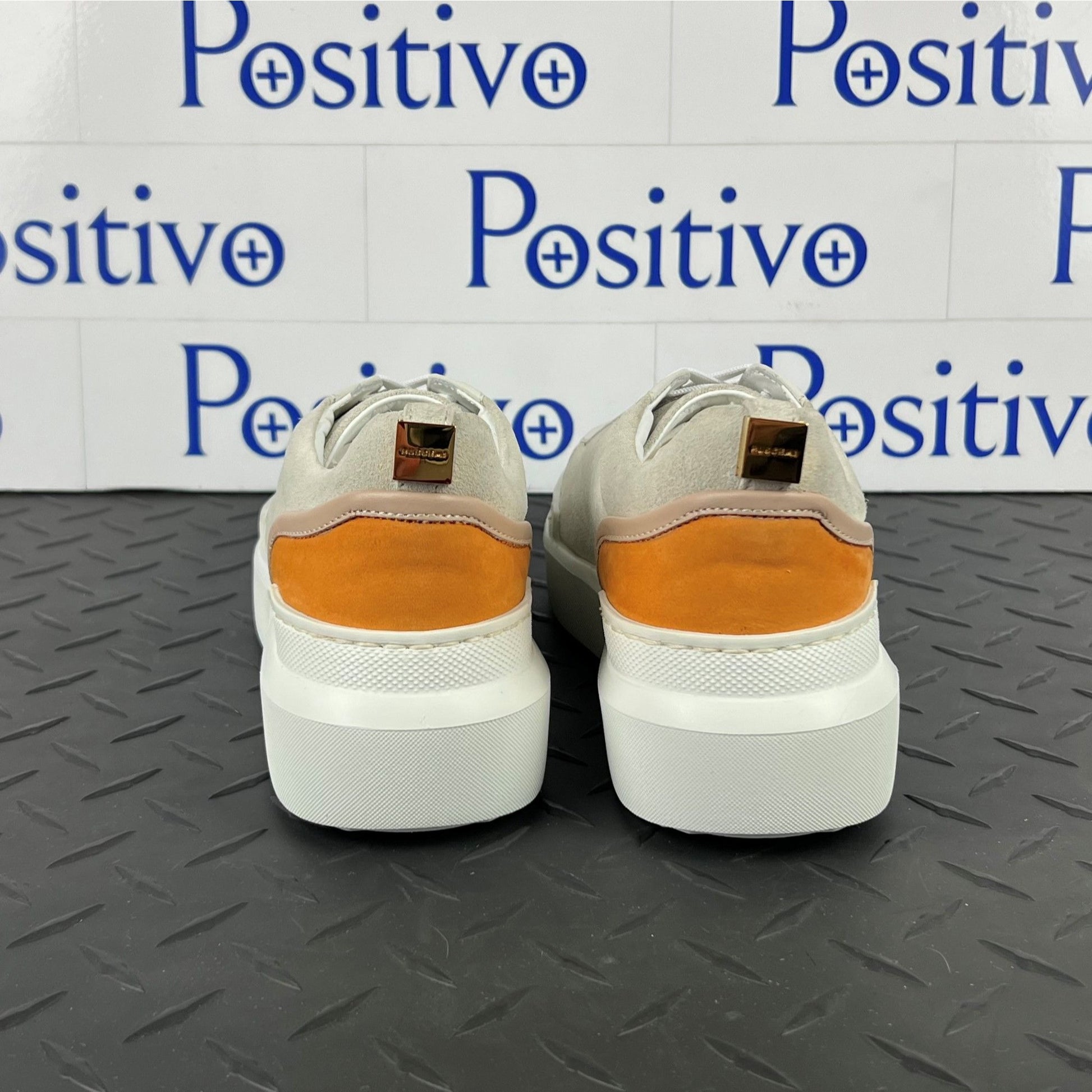 Buscemi Ninna Off White Leather Sneakers SAMPLE | Positivo Clothing