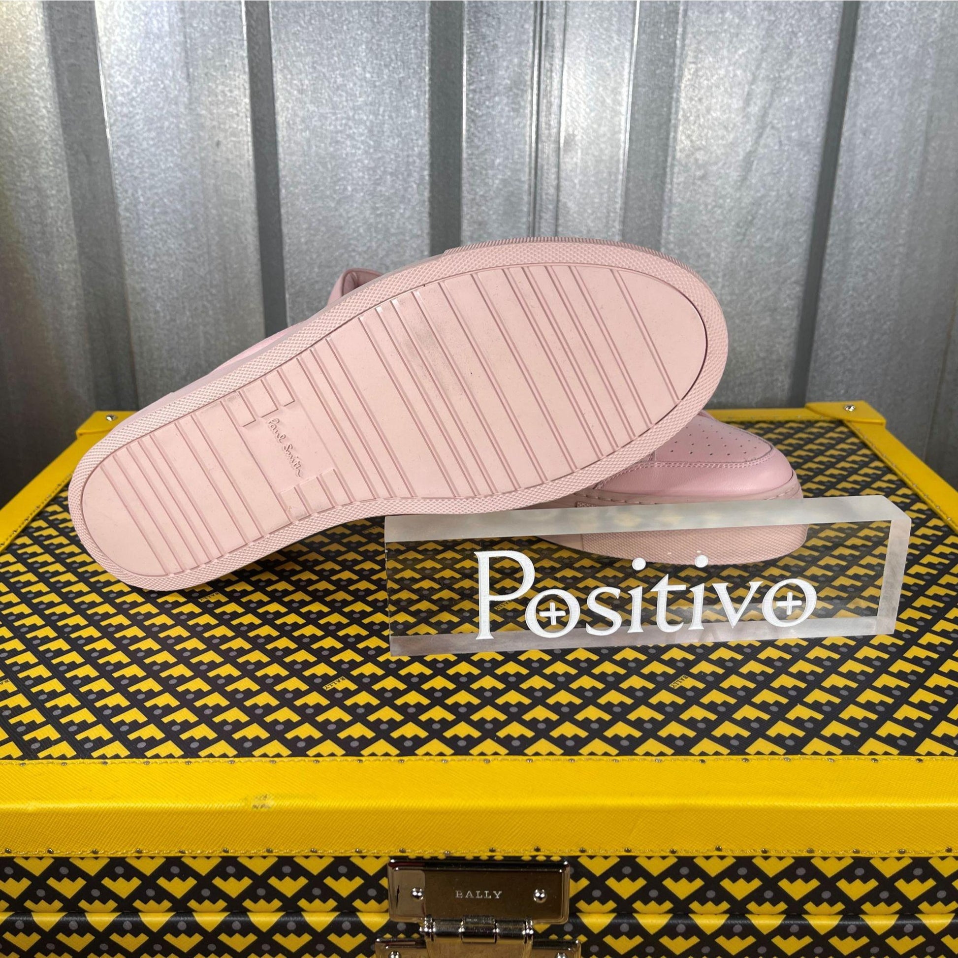 Paul Smith PRI10 Primo Powder Pink Leather Low Top Sneakers | Positivo Clothing