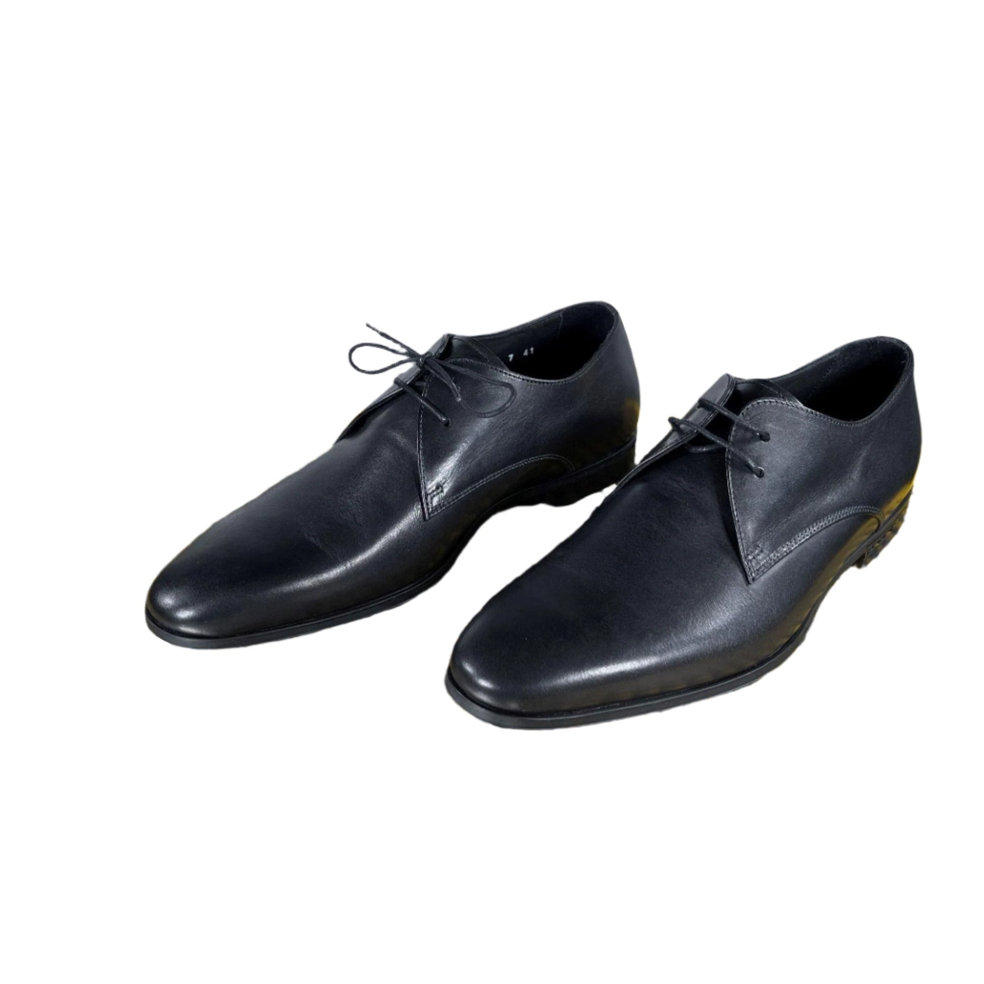Paul Smith Coney Black Leather Derby Shoes CON01 79