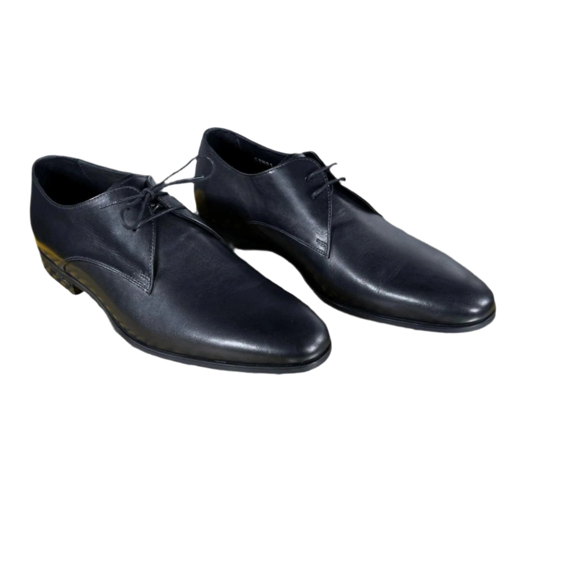 Paul Smith Coney Black Leather Derby Shoes CON01 79