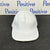 Buscemi Men's Postback White Tonal Smooth Cow Leather Hat New w/ Replacement Box
