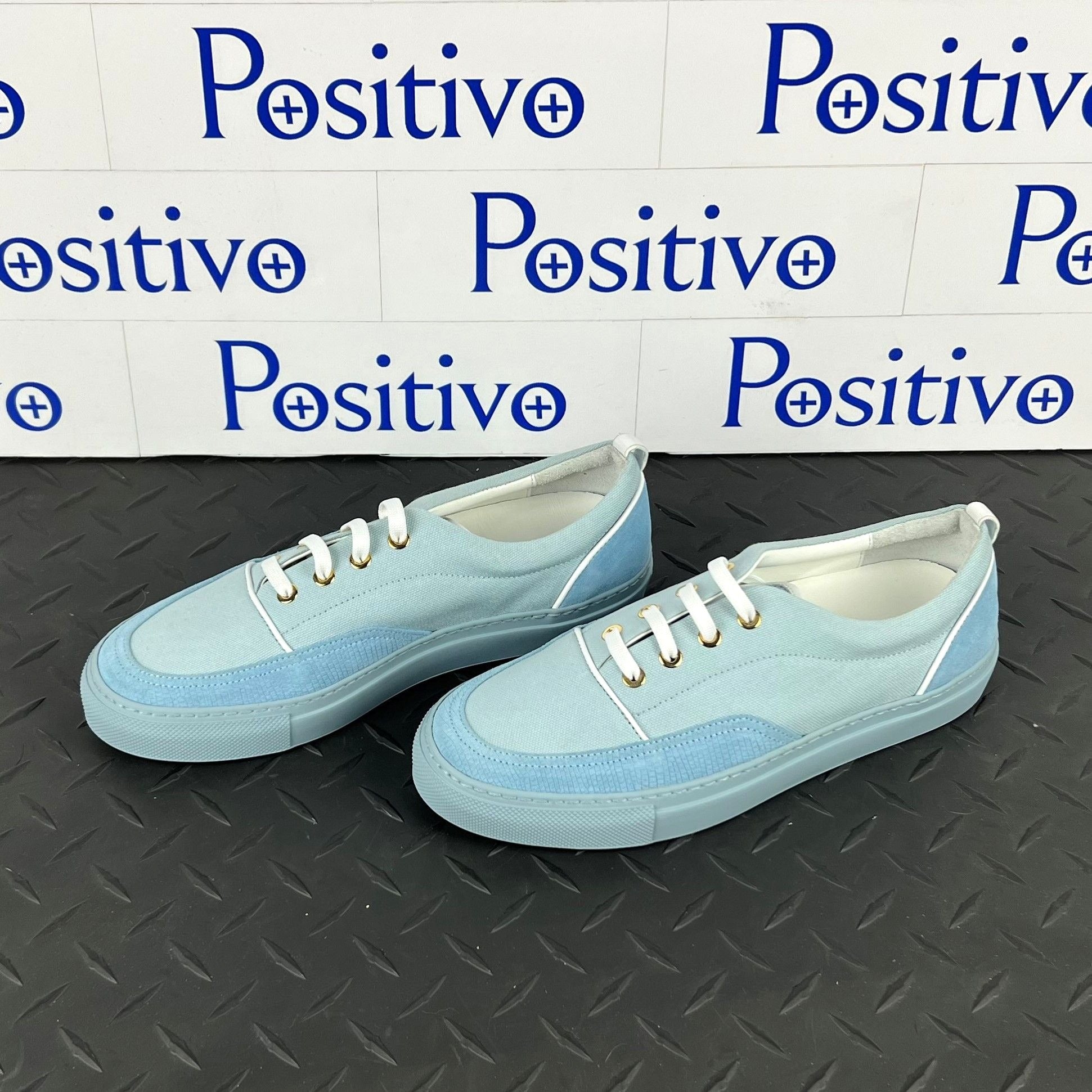 Buscemi Womens Cali Cielo Leather Low top Sneakers SAMPLE | Positivo Clothing