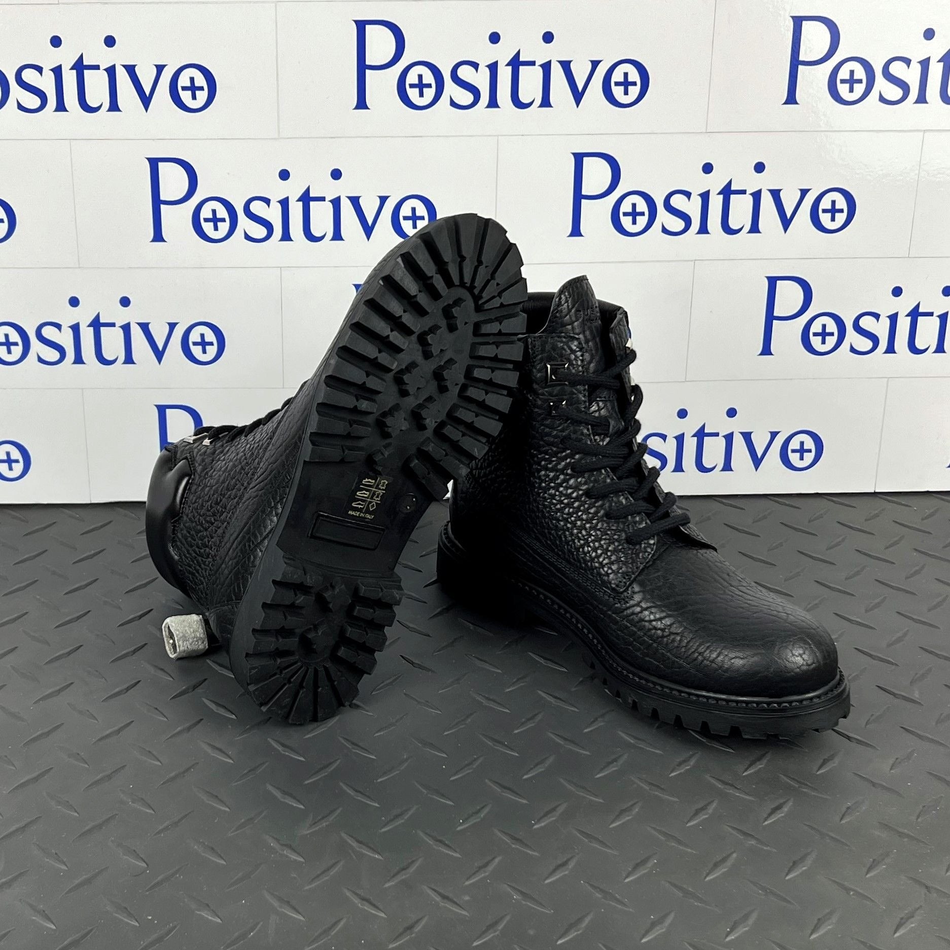 Buscemi Womens Site Boot Black Leather Boots SAMPLE | Positivo Clothing