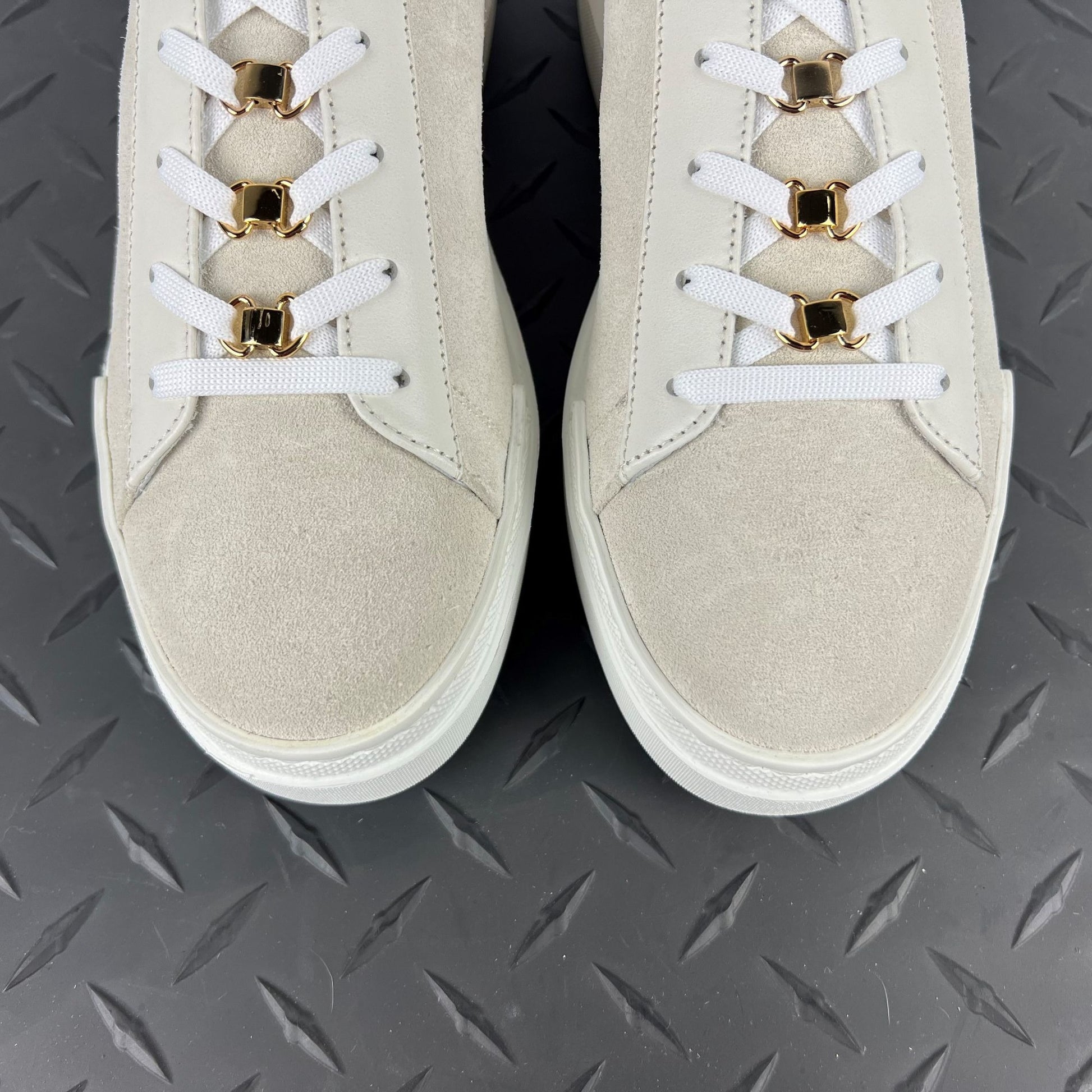 Buscemi Ninna Off White Leather Sneakers SAMPLE | Positivo Clothing