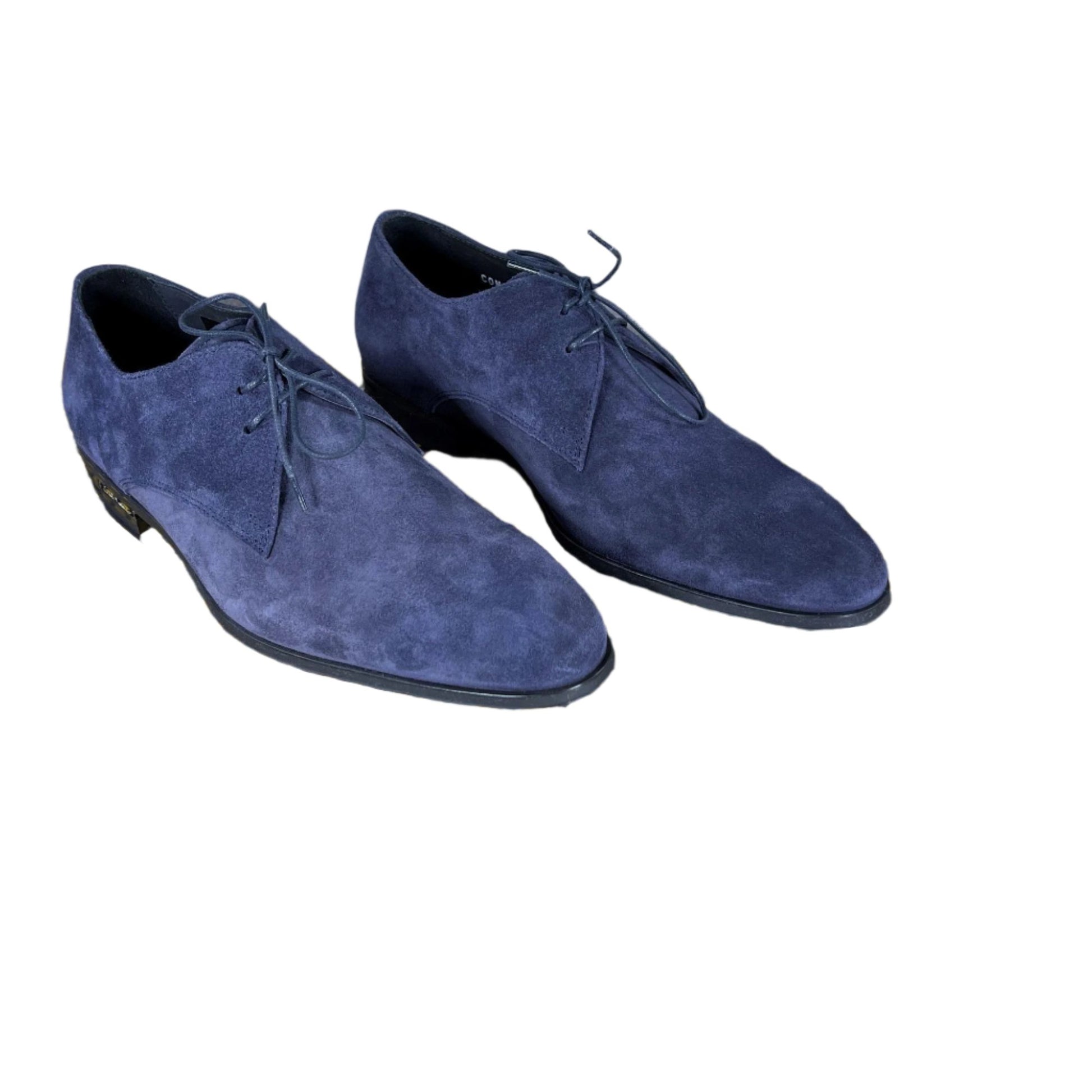 Paul Smith Coney Dark Navy Suede Derby Shoes CON06 49