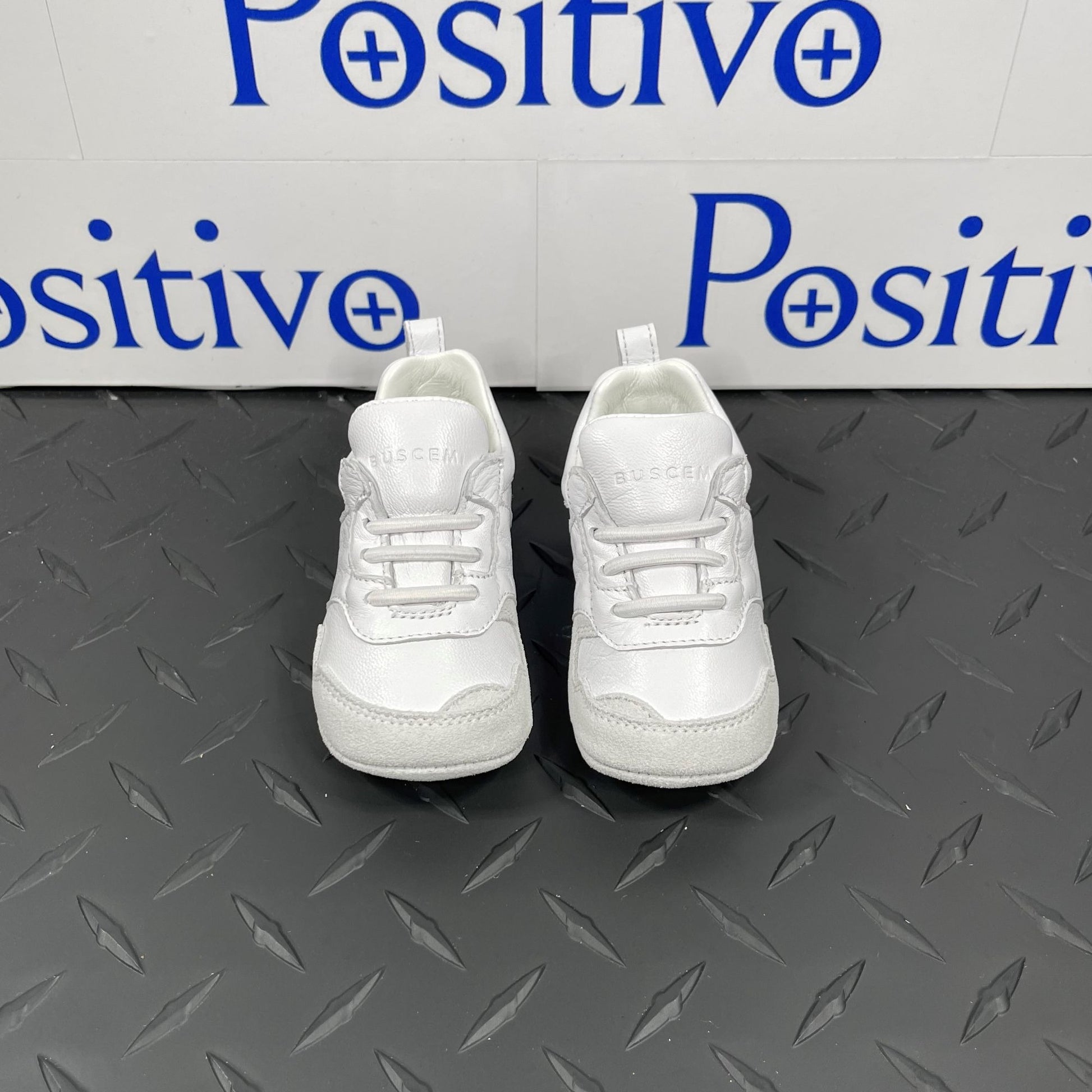 Buscemi Ventura Baby White Sneakers | Positivo Clothing
