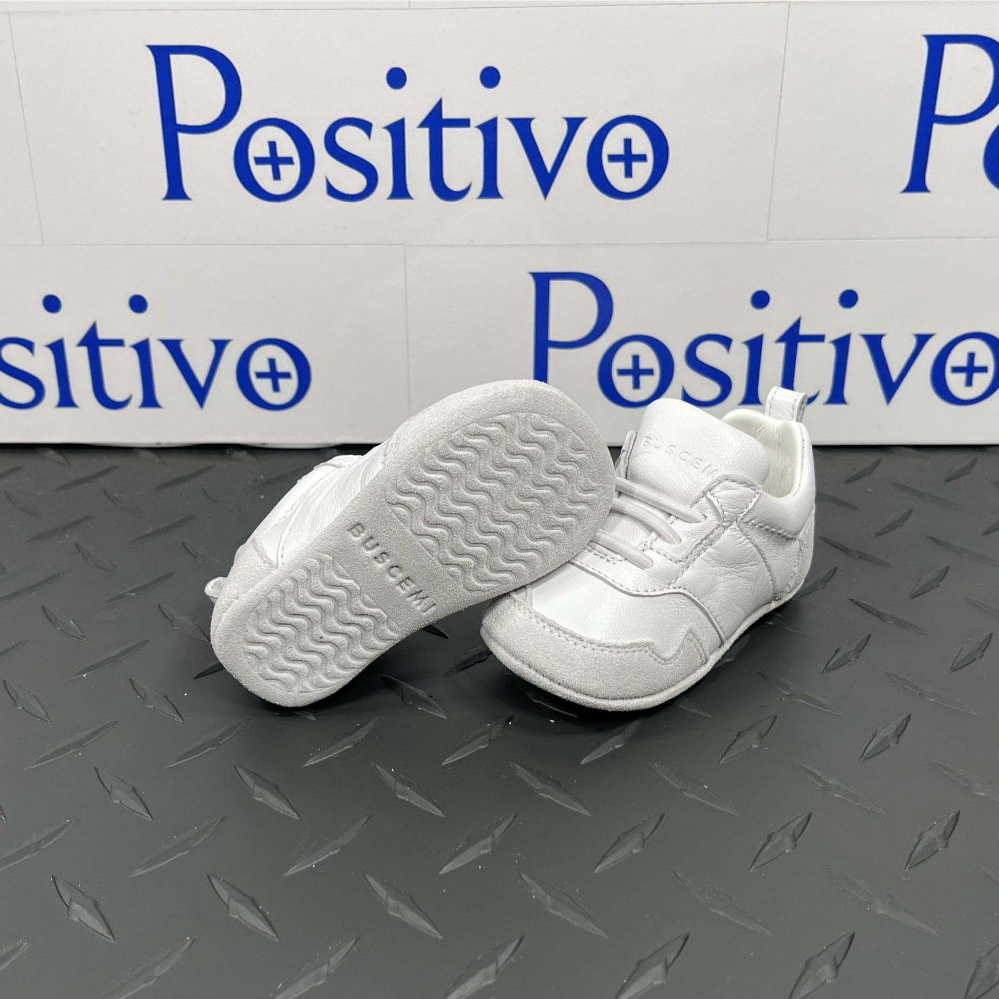 Buscemi Ventura Baby White Sneakers | Positivo Clothing