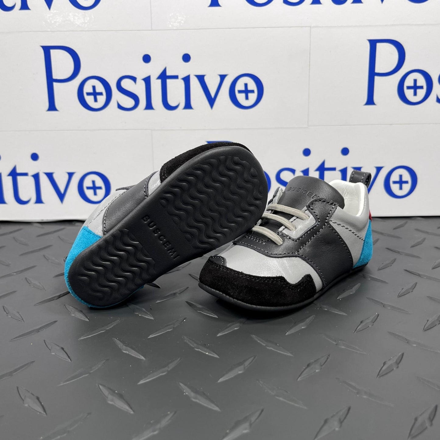 Buscemi Ventura Baby Grey Trio Sneakers | Positivo Clothing