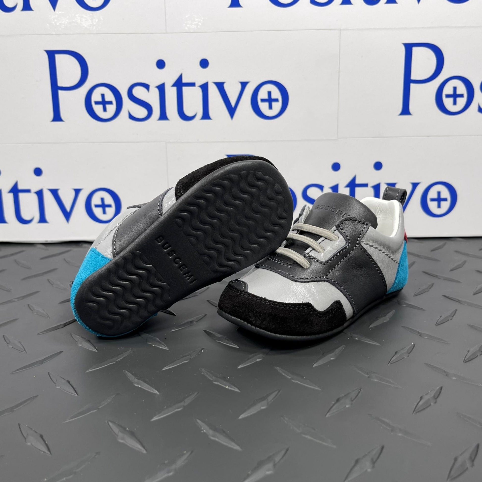 Buscemi Ventura Baby Grey Trio Sneakers | Positivo Clothing