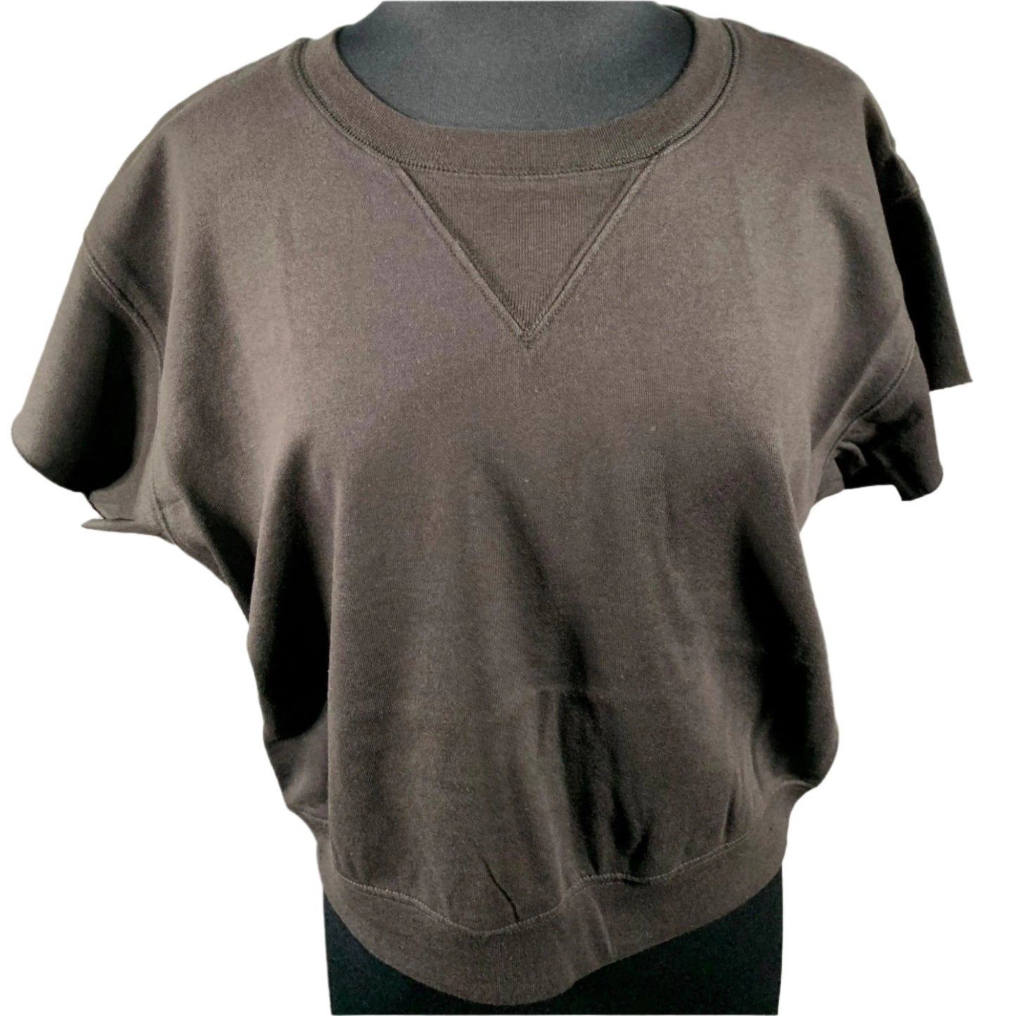 BLK DNM Womens Black Short Sleeves Sweatshirt | Positivo Clothing