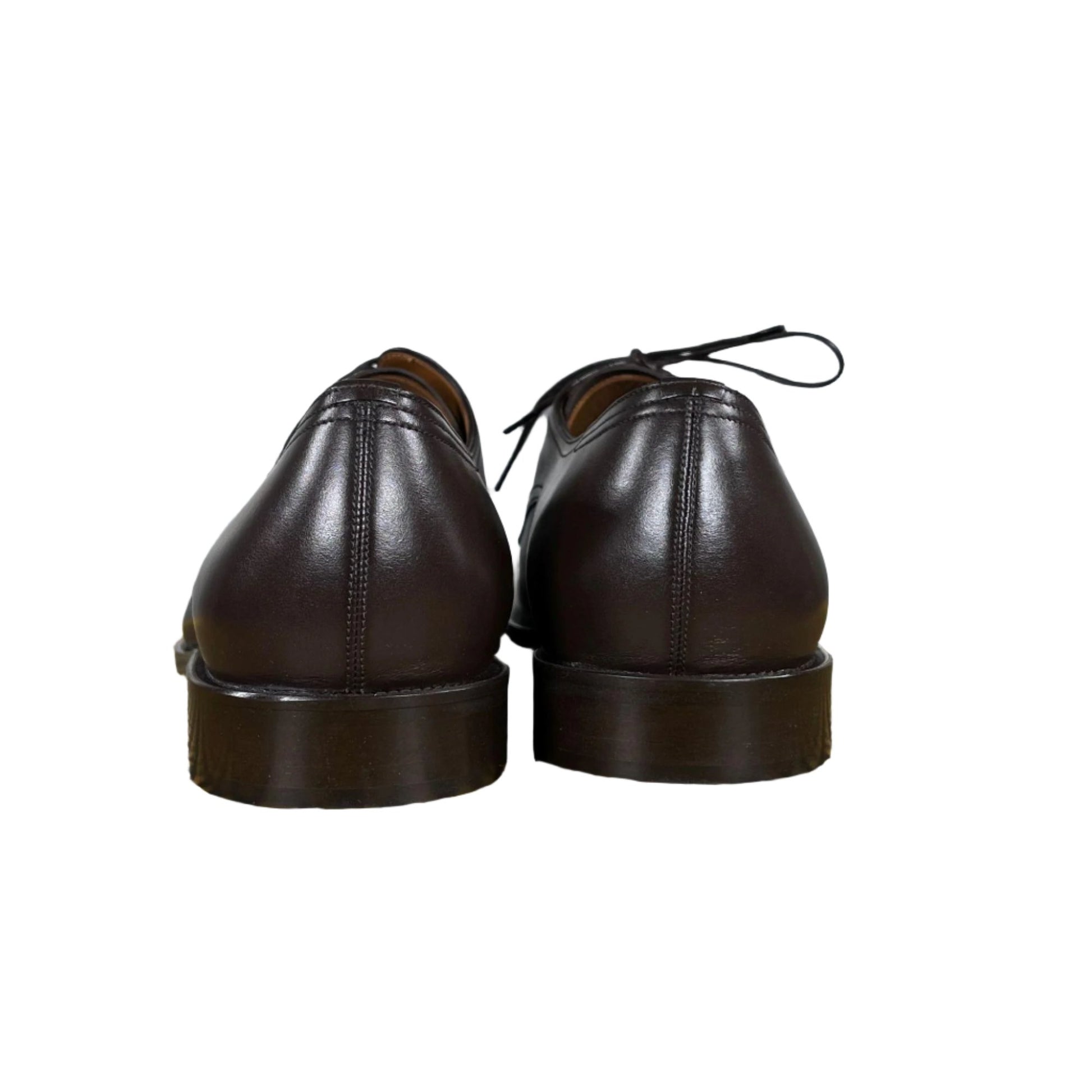 Bally Salfor Chocolate Leather Derby Shoes - Positivo Clothing