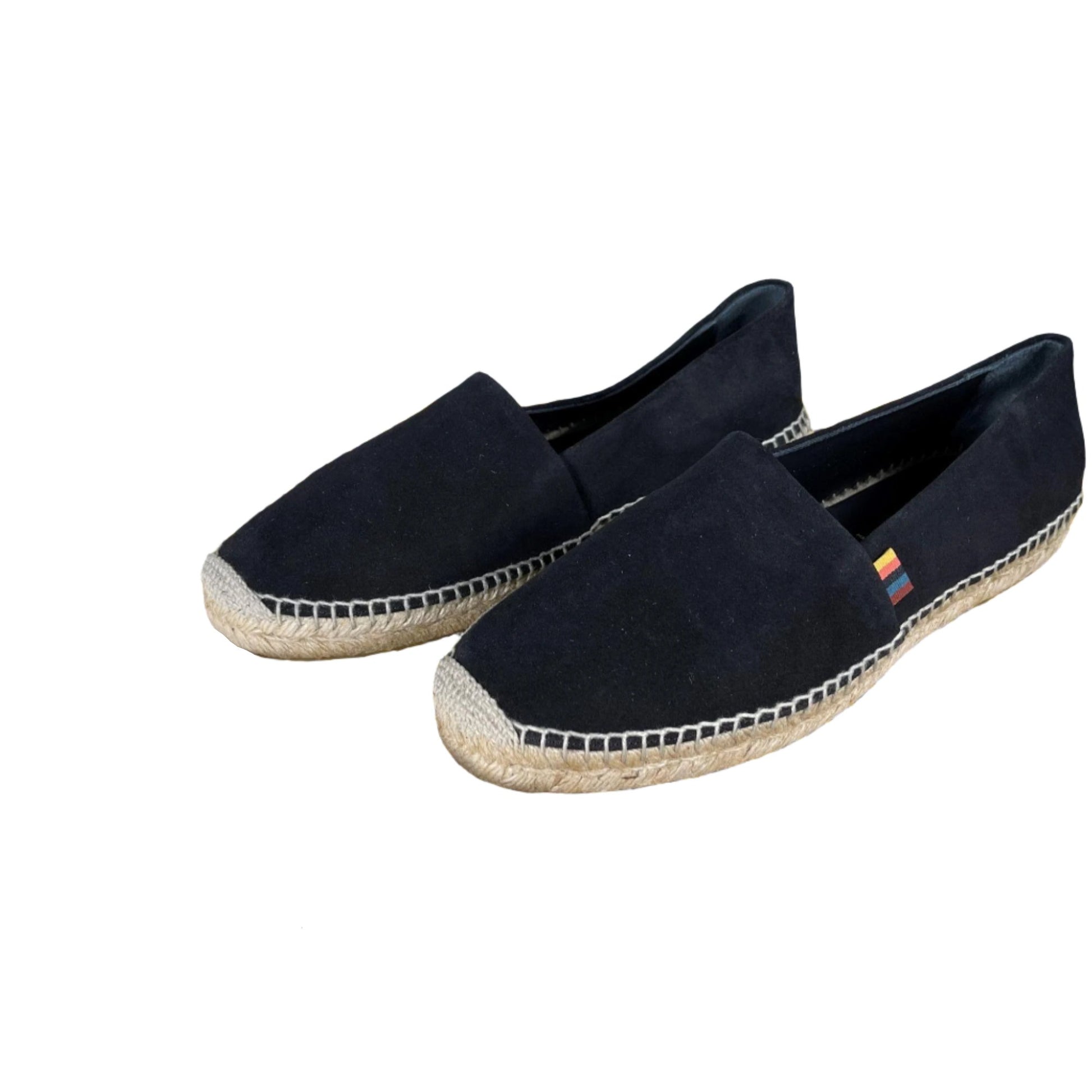 Paul Smith Sunny Black Leather Espadrilles