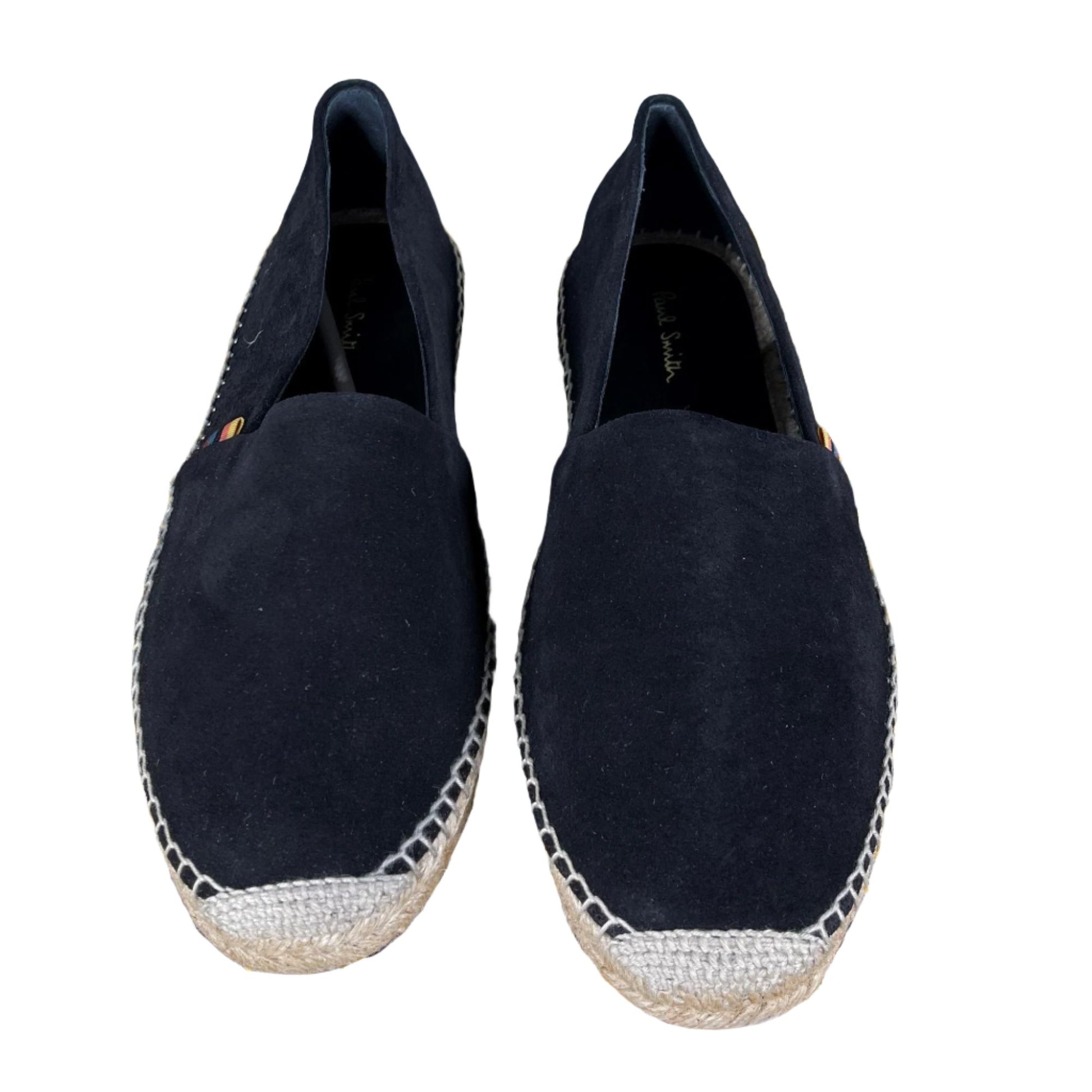 Paul Smith Sunny Black Leather Espadrilles