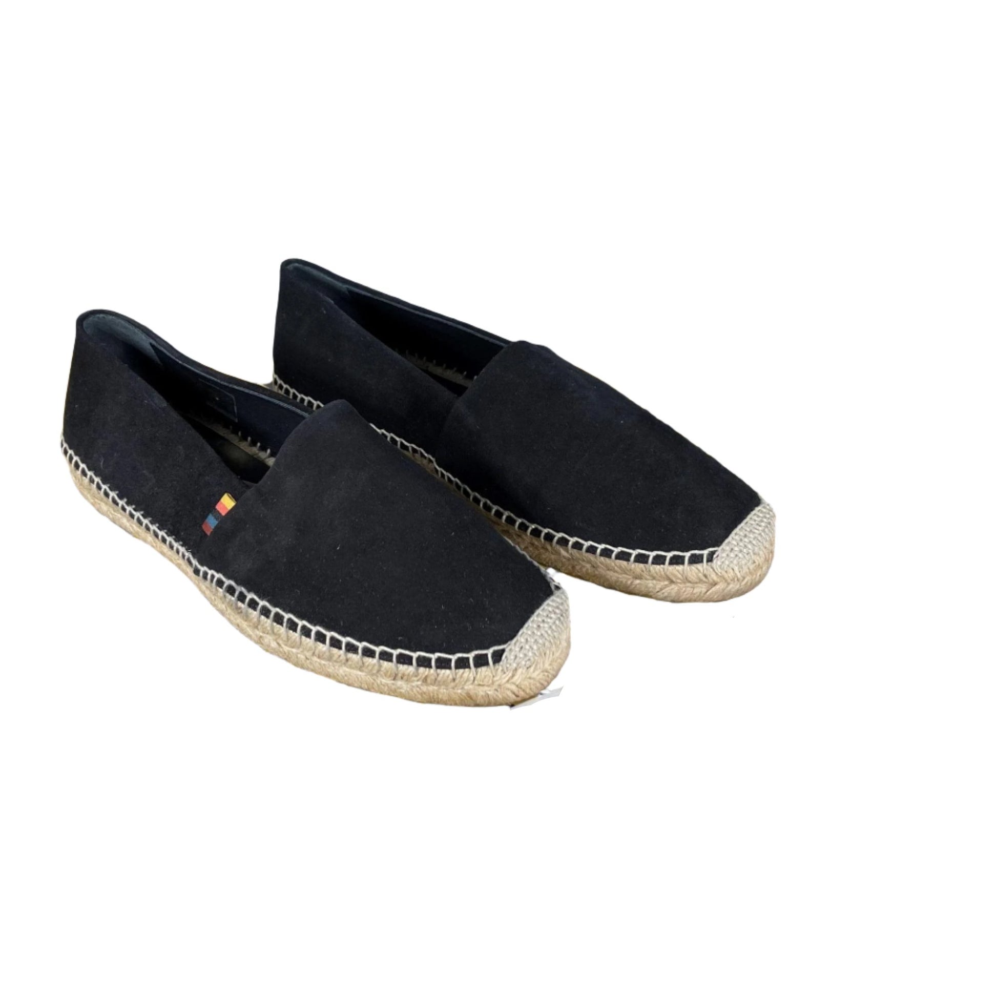 Paul Smith Sunny Black Leather Espadrilles