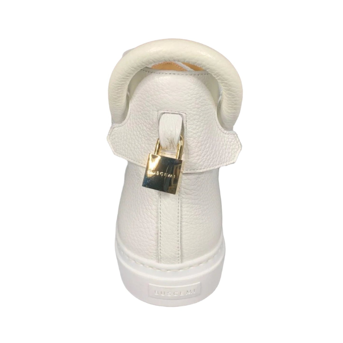 Buscemi Mens 125MM White High Top Sneakers - Positivo Clothing