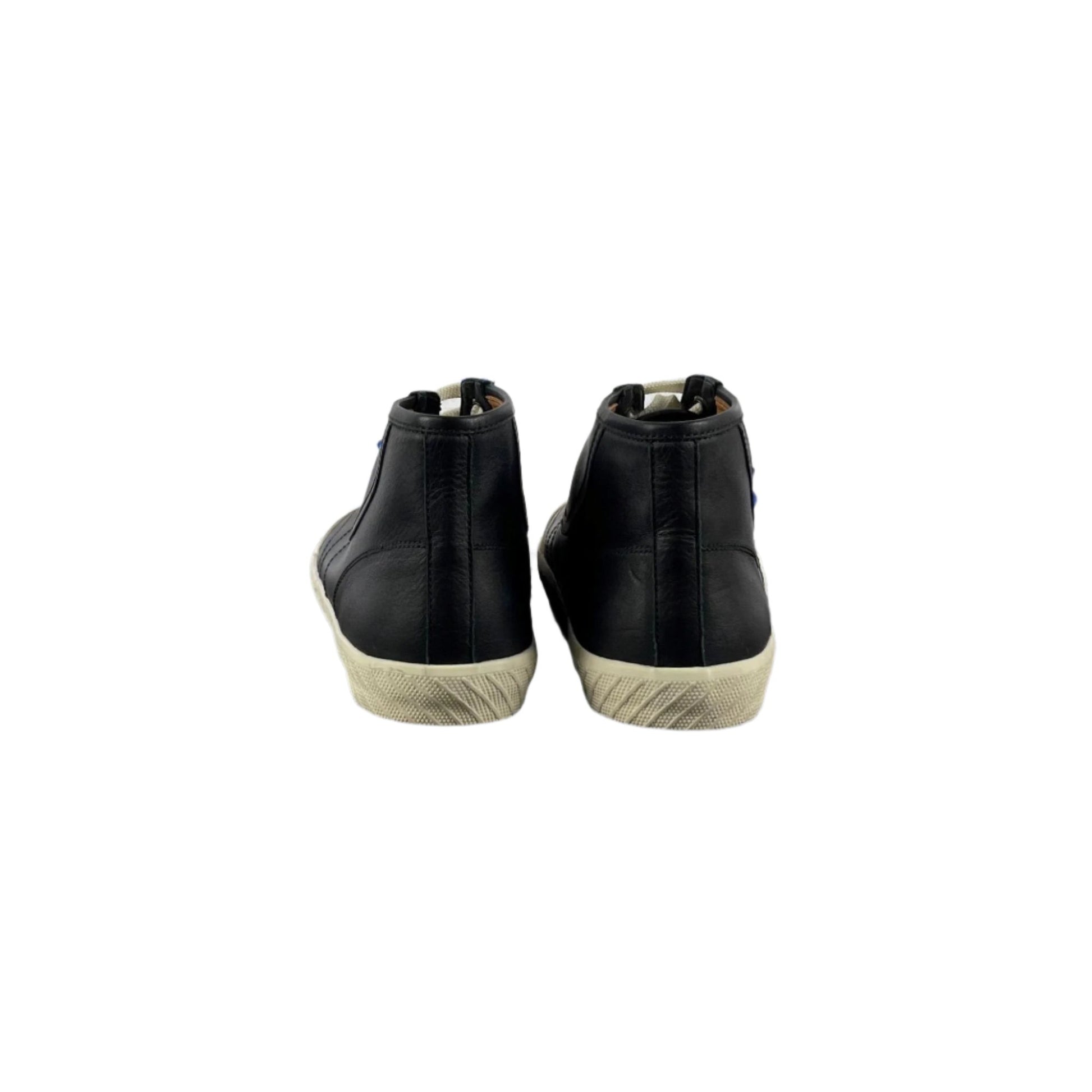 Bally Savio Black Leather High Top Sneakers | Positivo Clothing