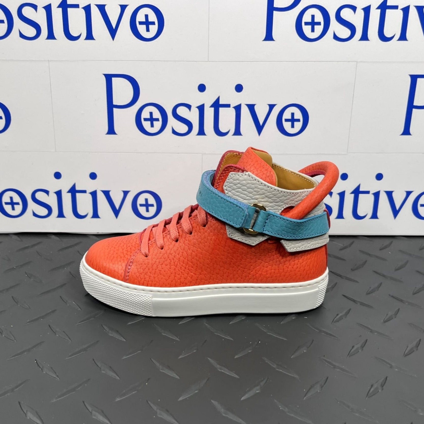 Buscemi 100MM Toddler Alce Parma TriColor Leather Sneakers | Positivo Clothing