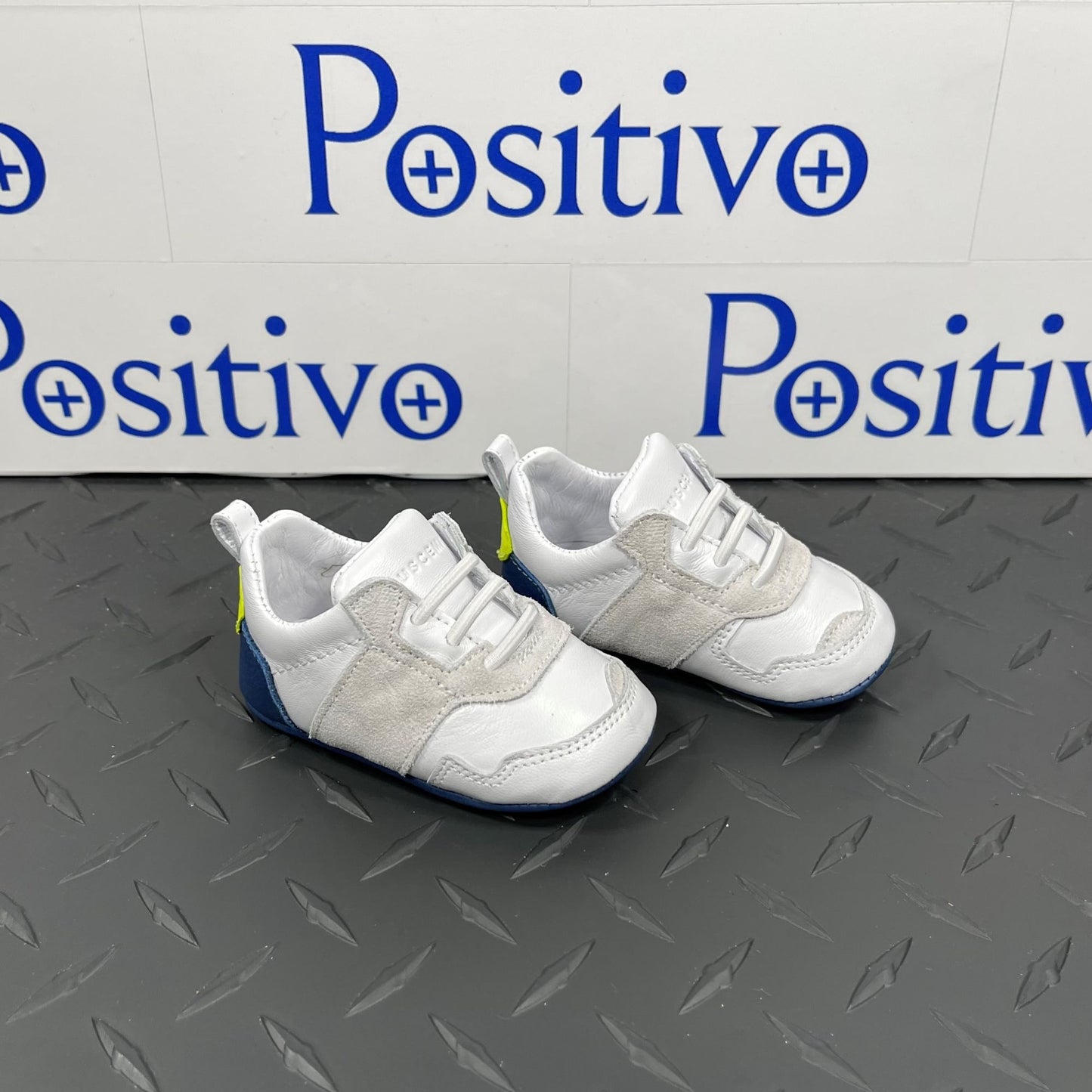 Buscemi Ventura Baby White Trio Sneakers - Positivo Clothing