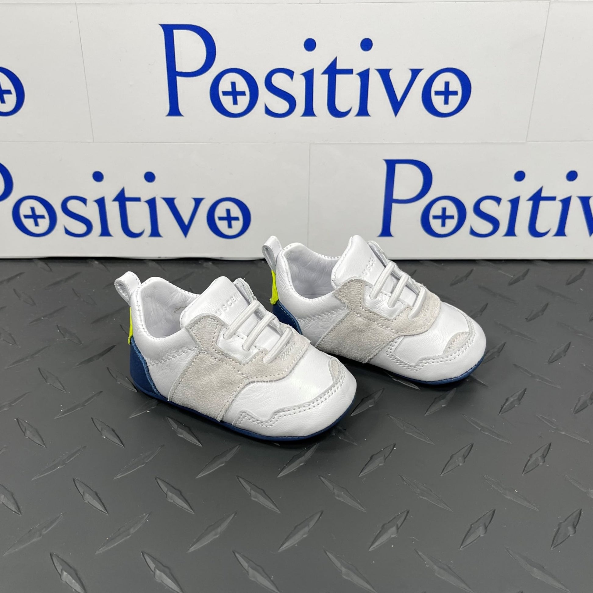 Buscemi Ventura Baby White Trio Sneakers - Positivo Clothing