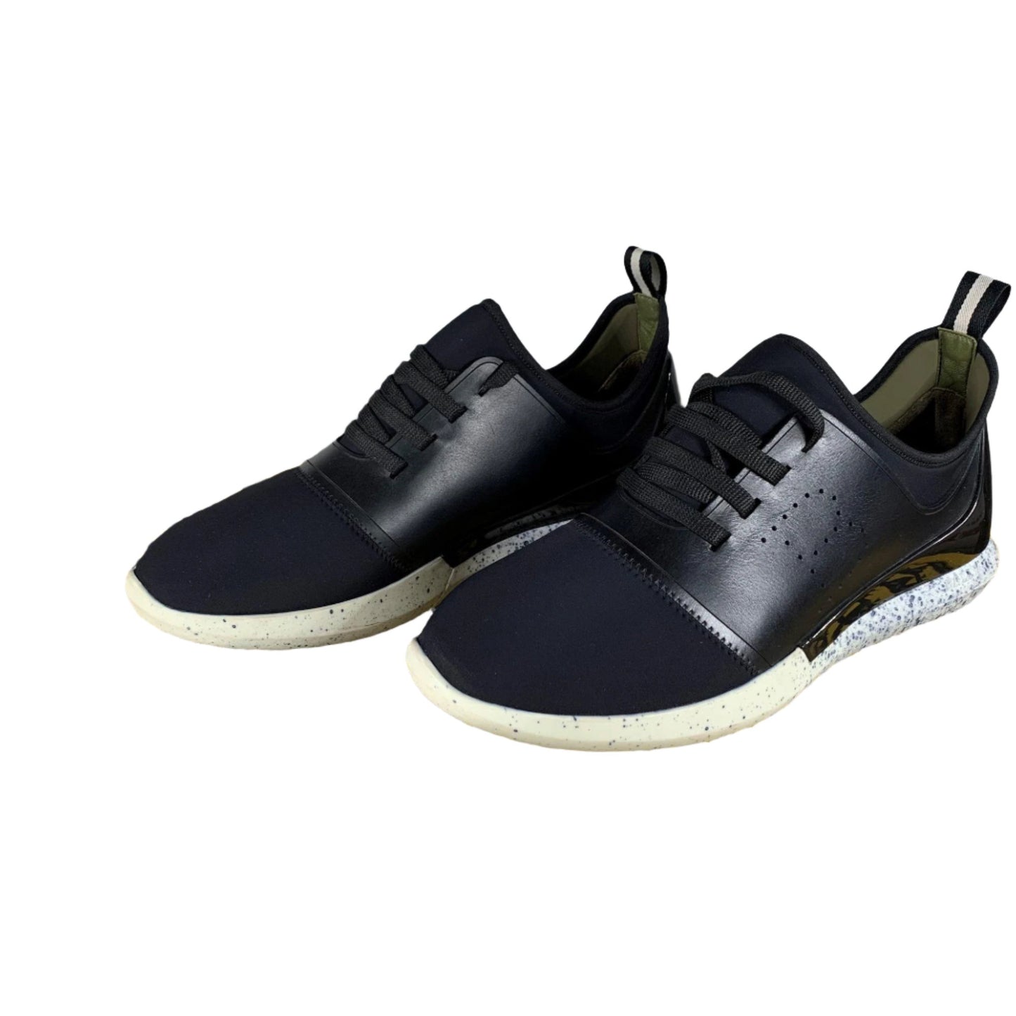 Bally Avro Black Leather Low Top Sneakers | Positivo Clothing