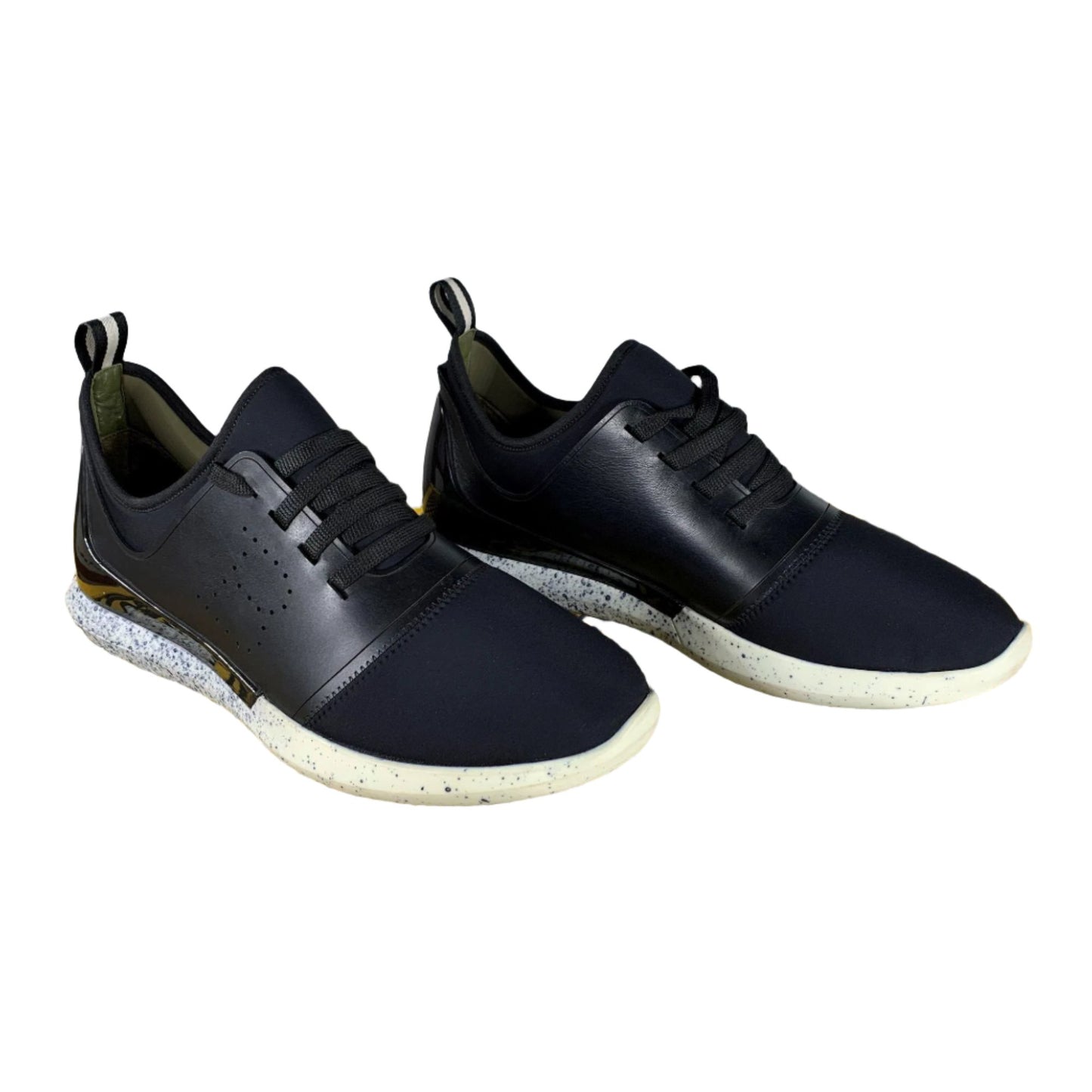 Bally Avro Black Leather Low Top Sneakers | Positivo Clothing
