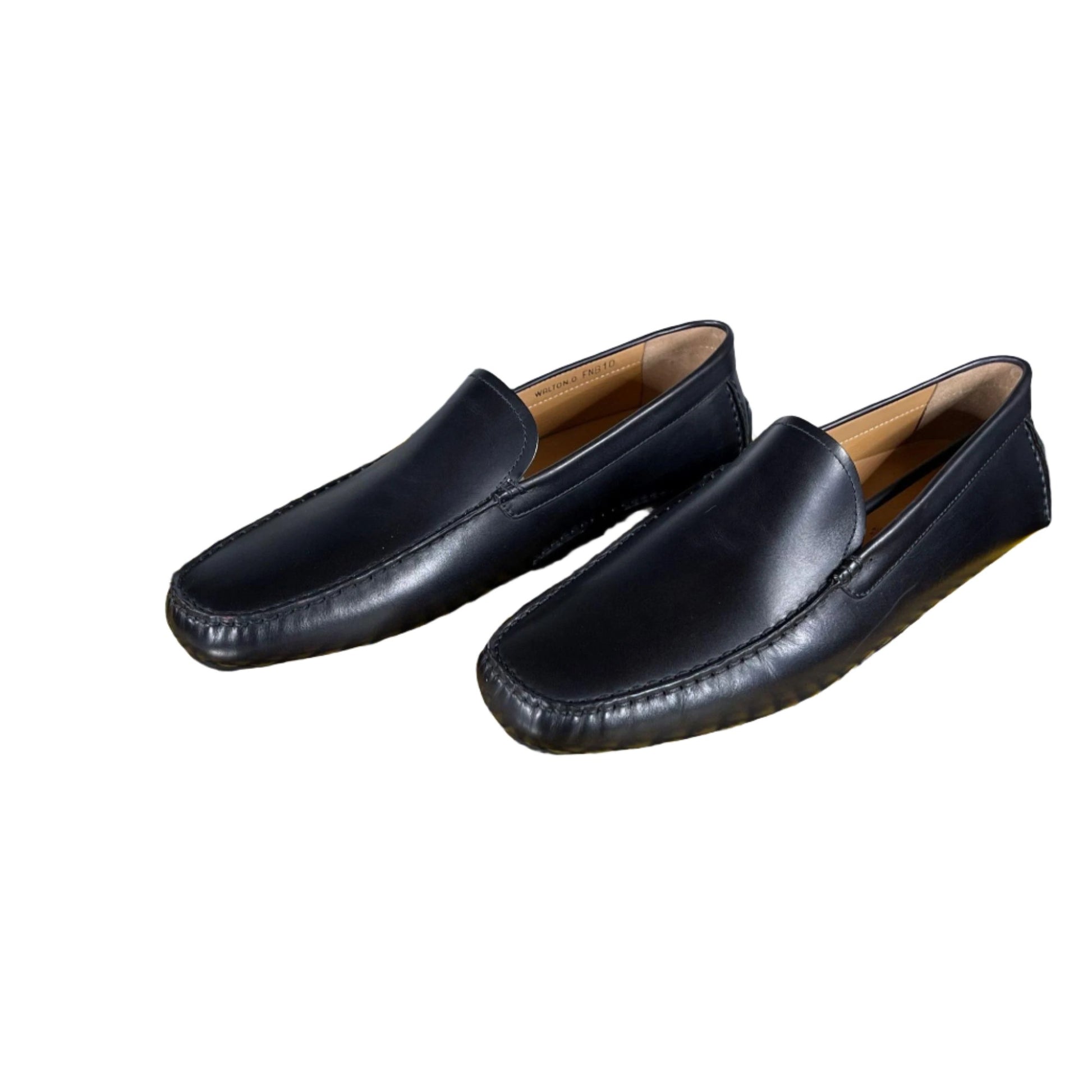 Bally Walton Black Leather Drivers - Positivo Clothing