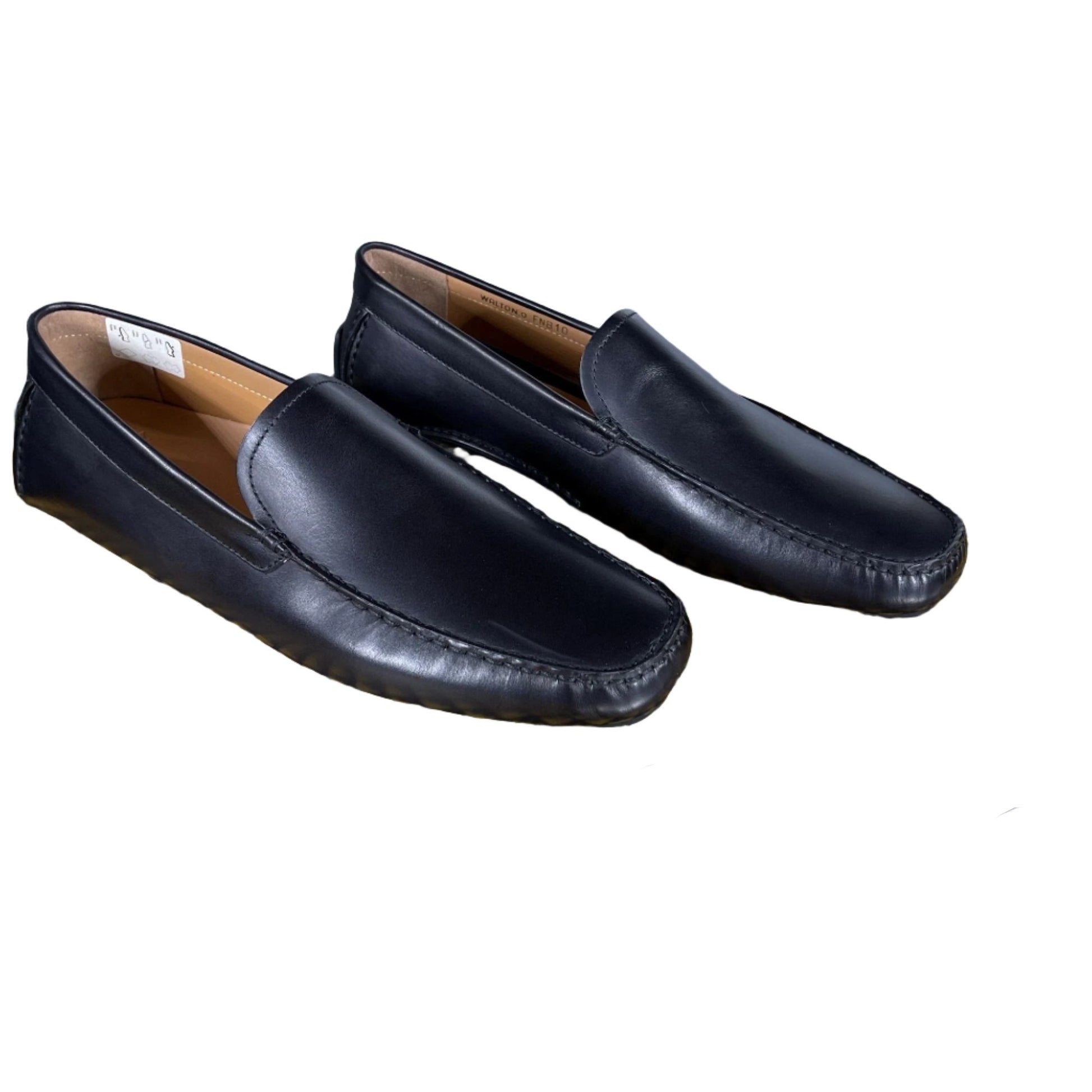 Bally Walton Black Leather Drivers - Positivo Clothing